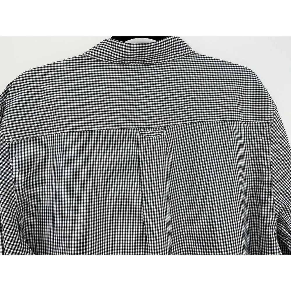 Haggar Wrinkle Resistant Shirt Men's Large Button Lightweight Long Sleeve $56 - Picture 7 of 9